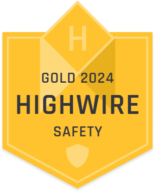 Highwire Gold Safety Award Highwire Gold Safety Award